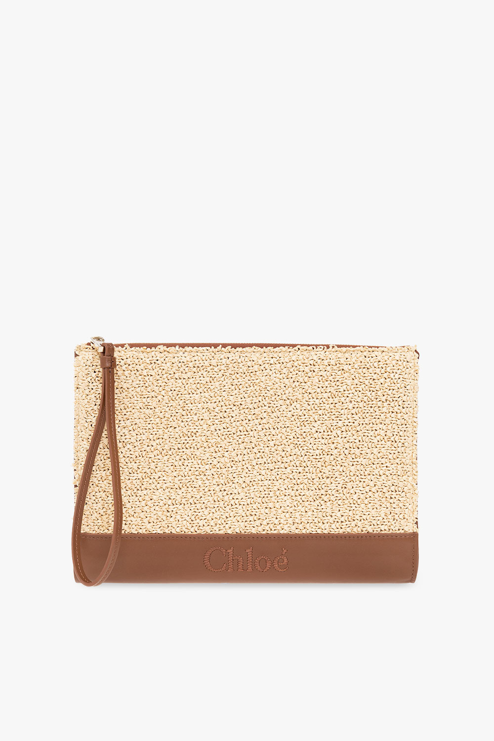 Chloe cream store colored clutch